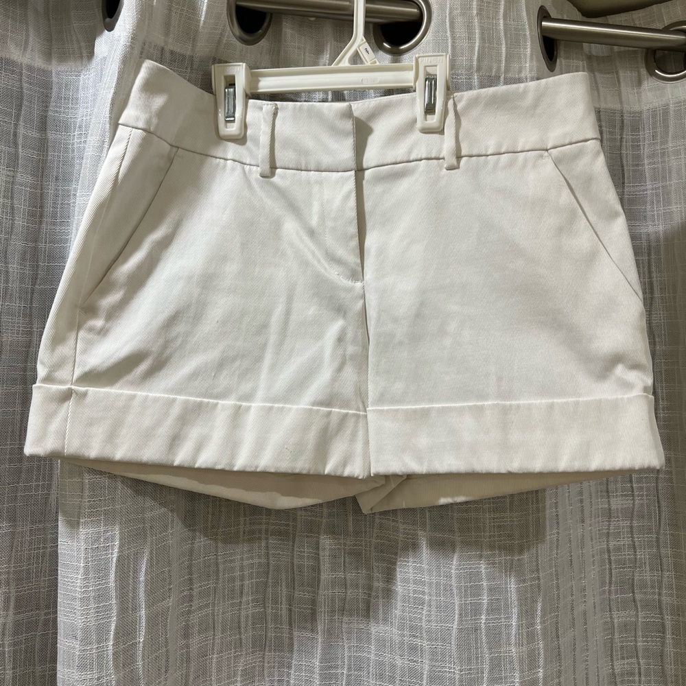 Fancy white shorts